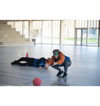 Goalball WV 21 cm med bjelle Lydball for blinde og svaksynte